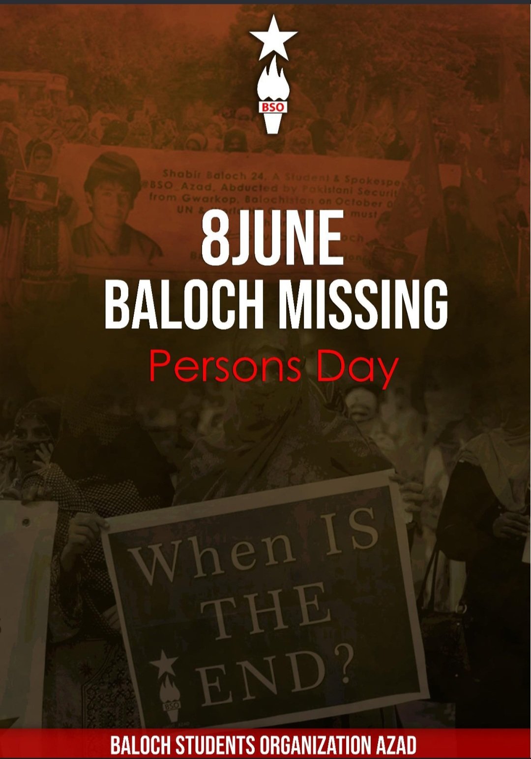 8June Baloch Missing Persons Day